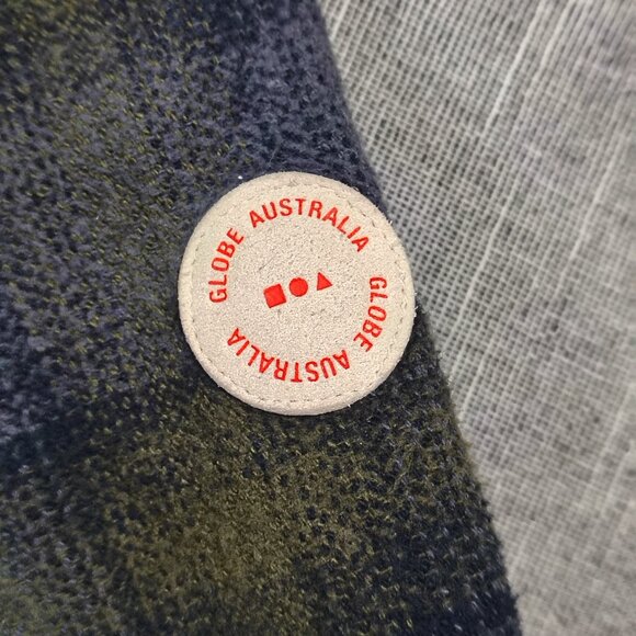 Globe Wanderer Shacket Flannel Shirts Green Blue Plaid Button Down - Picture 5 of 13